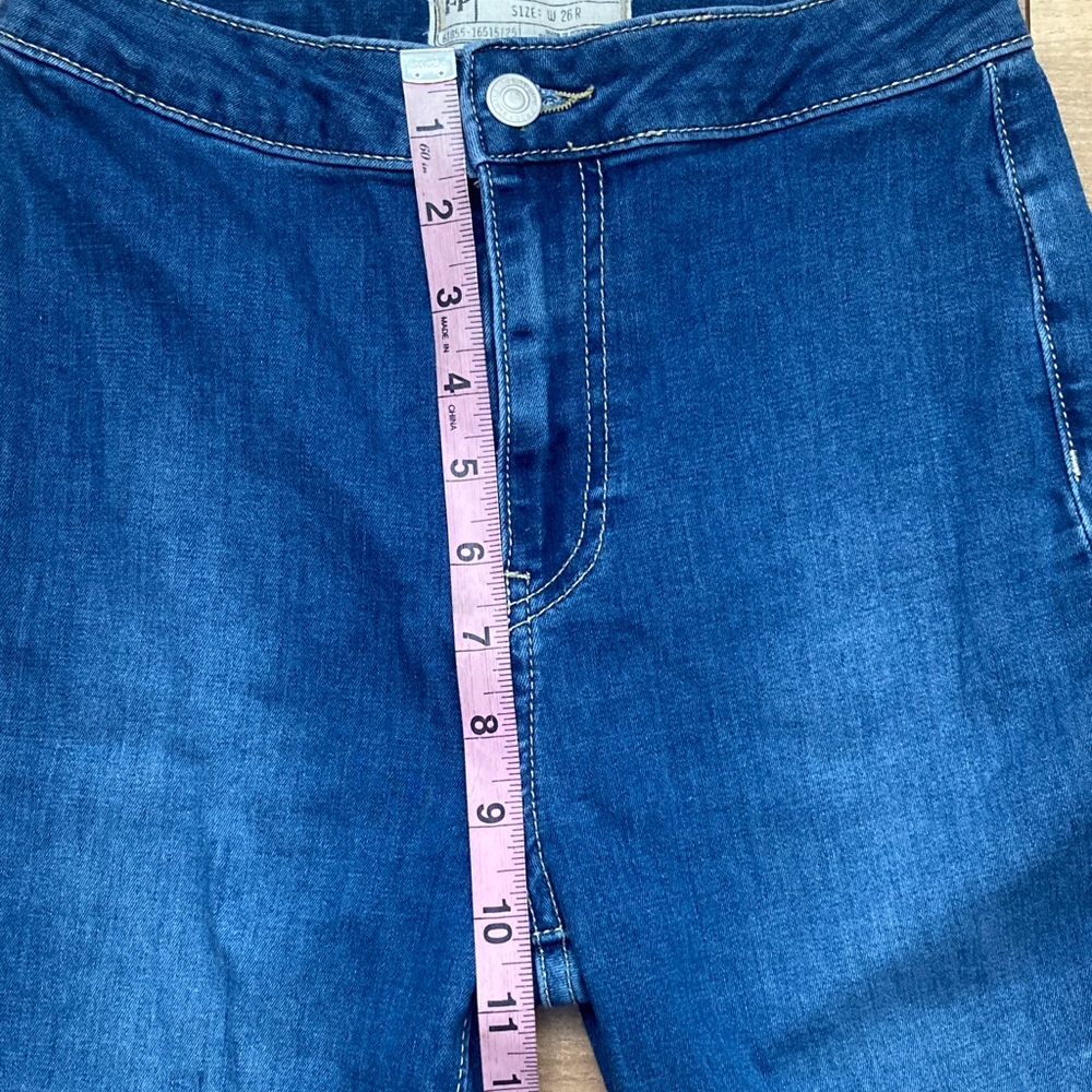 Free People Just Float On Blue Flare Jeans - Picture 13 of 14